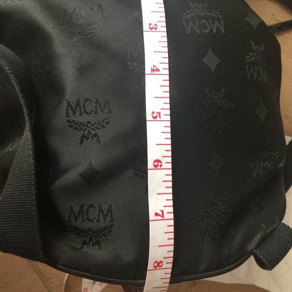 EUC Vintage MCM Silky Jacquard Monogram Visetos Mini Backpack main image 7
